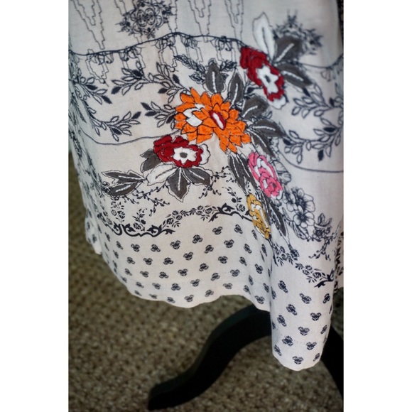 Anthropologie Vineet Bahl Devi Embroidered Midi Skirt NWT New S - Picture 8 of 16